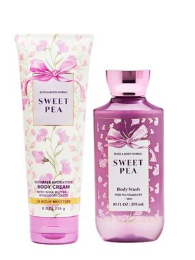 Bath & Body Works Sweet Pea Body Cream & Shower Gel